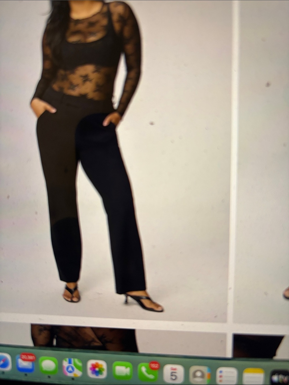 Black Straight-Leg Women's Pants TALL